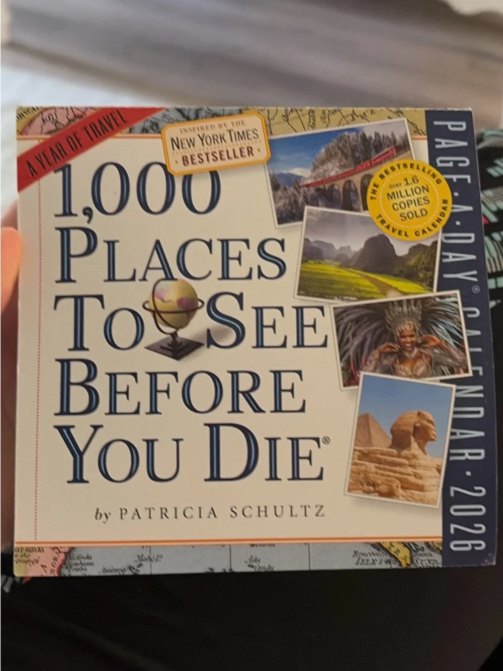 1000 Places to See Before You Die Page-A-Day Calendar 2026